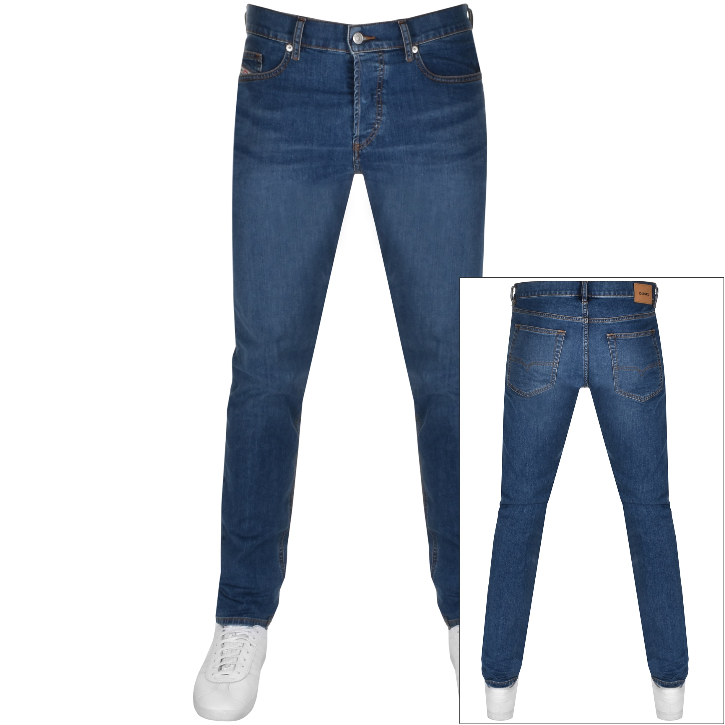 Alternative Image for ProductDiesel D Luster Slim Fit Jeans Blue1